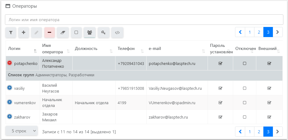 операторы 1